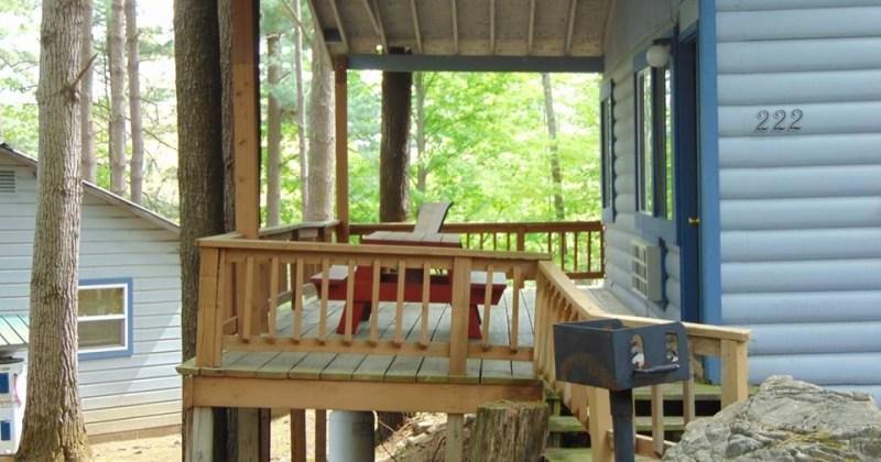 Depe Dene Resort Lake George Exterior foto
